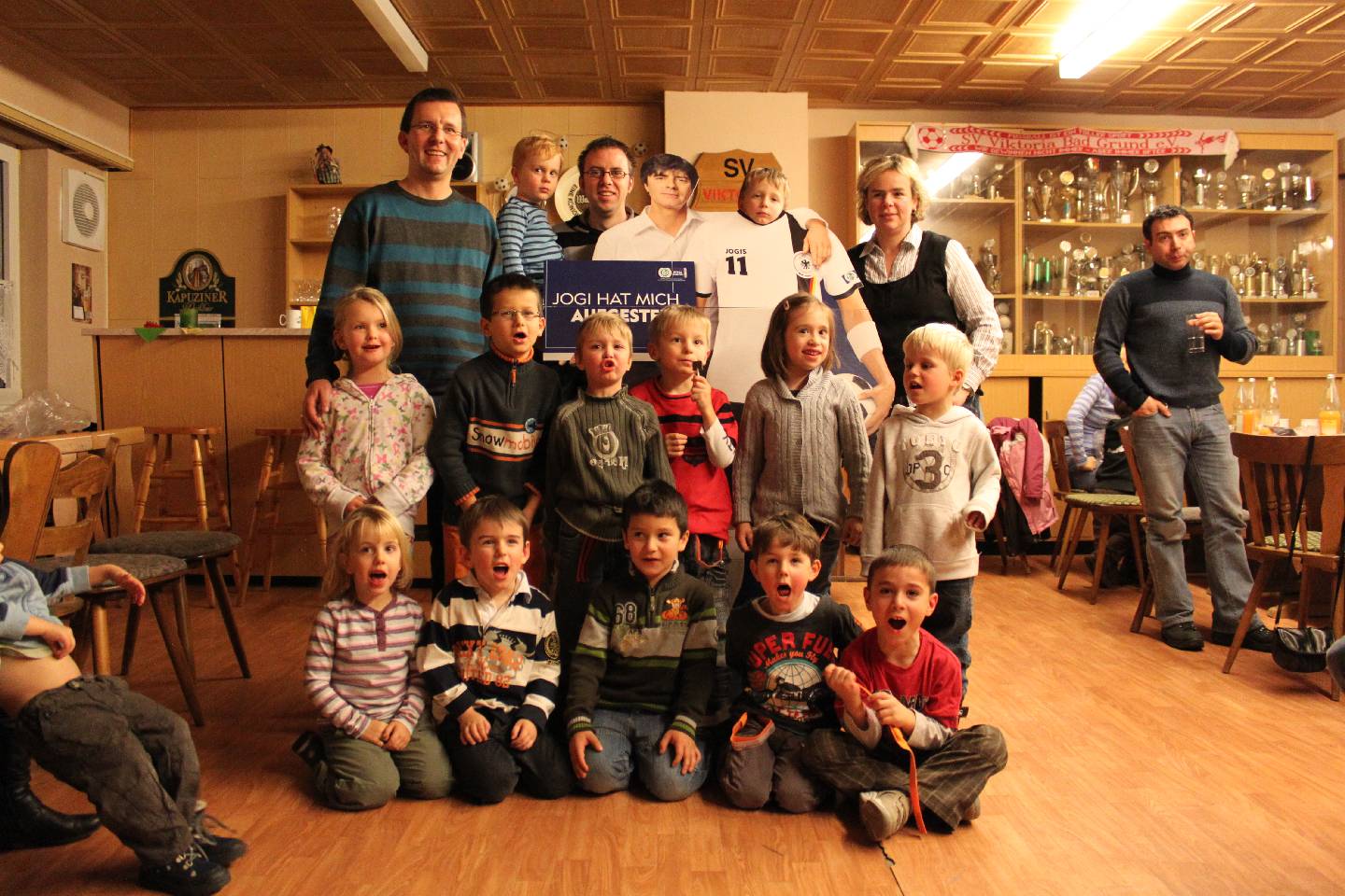 Mannschaftsfoto mit Jogi