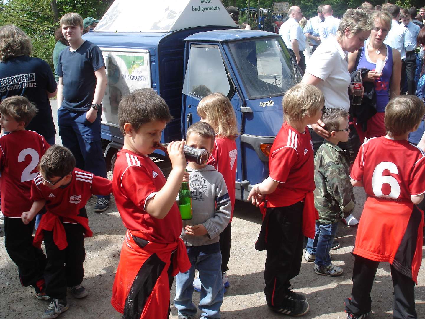 Viktorianer beim Umzug