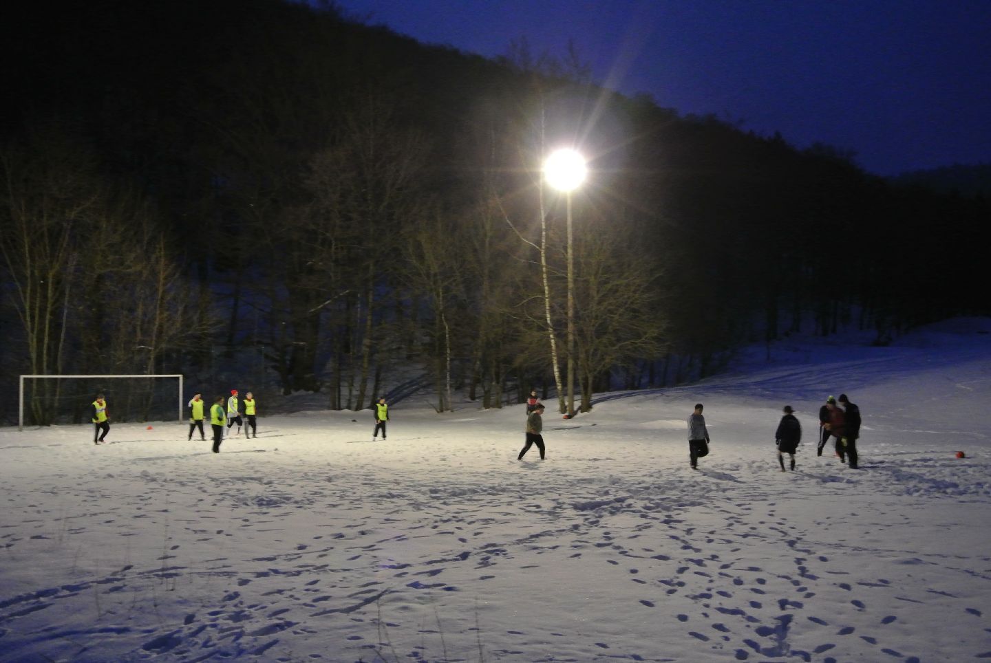 Training auf dem Ausweichplatz