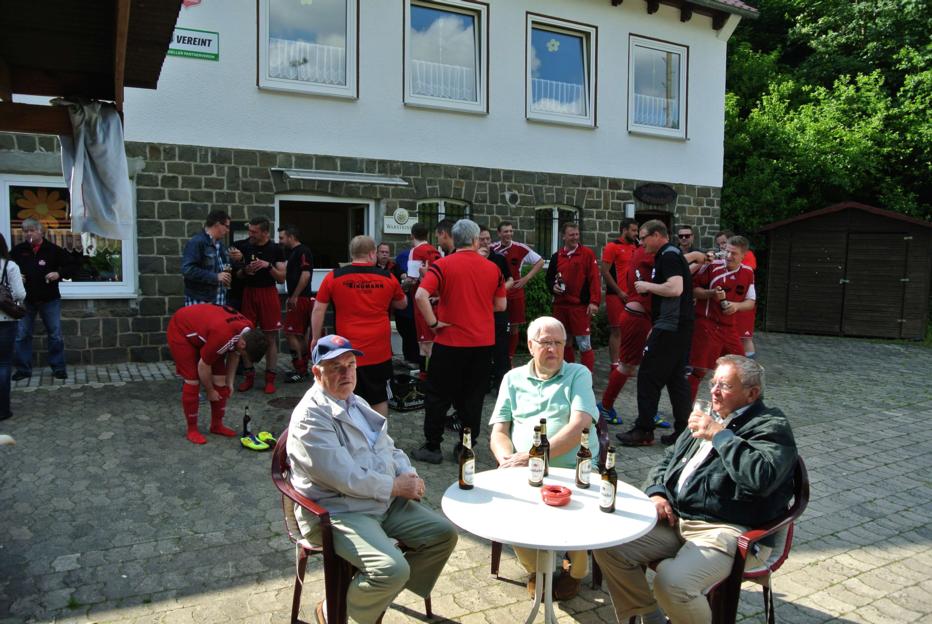 Meisterfeier mit Fans