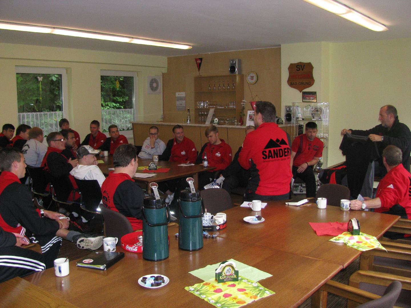 Mannschaftsbesprechung