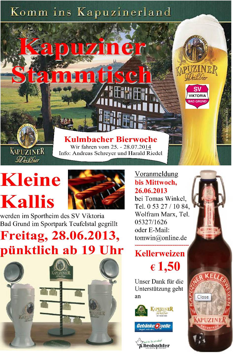 Einladung zum Juni-Stammtisch