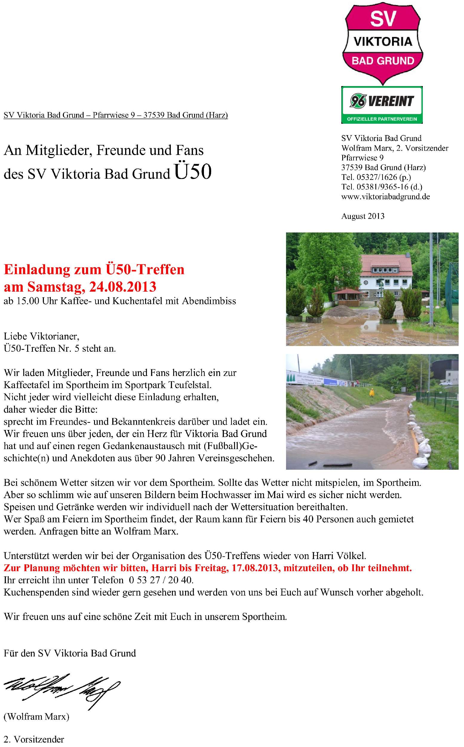 Ü50-Treffen im August 2013