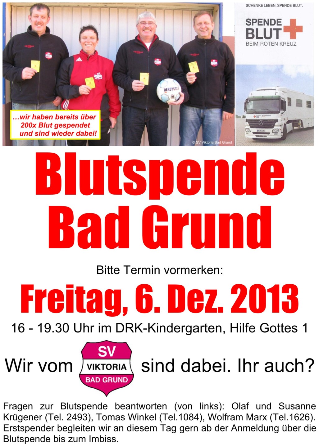 Blutspende am 06.12.2014
