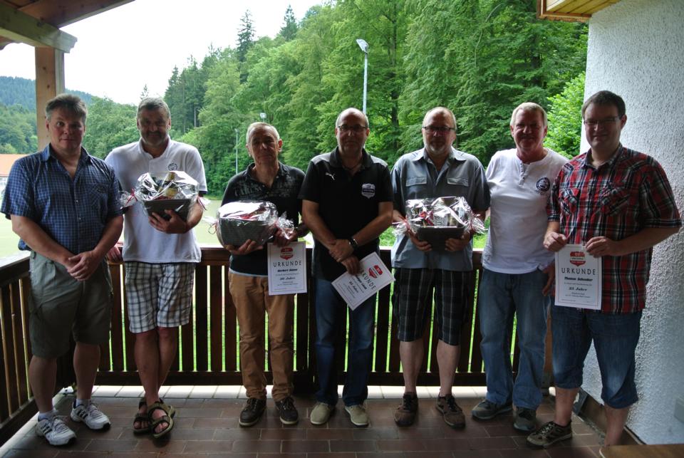 Langjährige Mitglieder im SV Viktoria