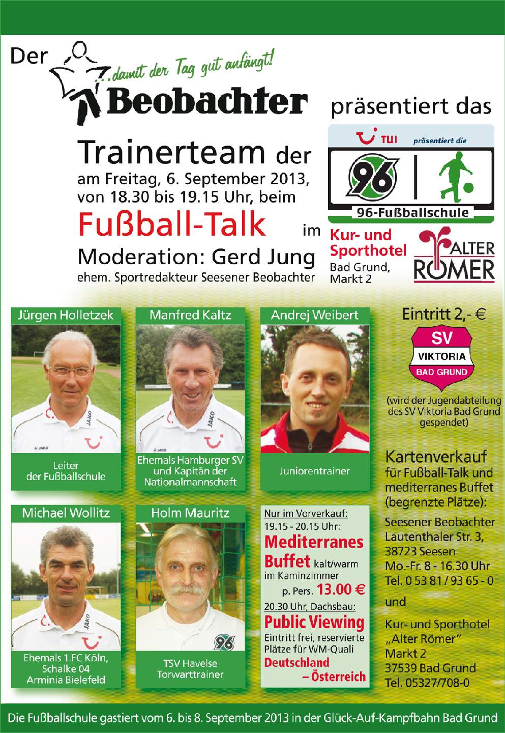 Fußballtalk mit Manfred Kaltz