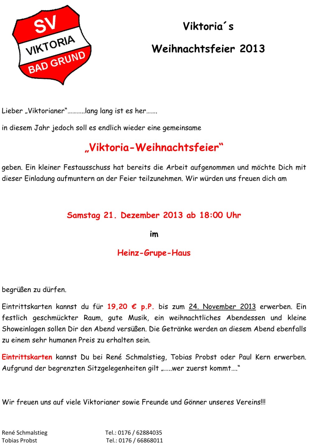 Weihnachtsfeier